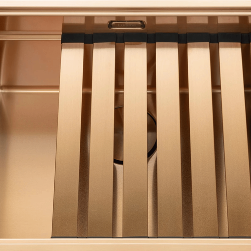 égouttoir Vaisselle Rabattable Inox Pvd Cuivre Luisina Legato - Dessous De Plat Cuivré