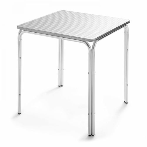 Table De Jardin Carrée Et 2 Fauteuils En Aluminium Nothing Hill