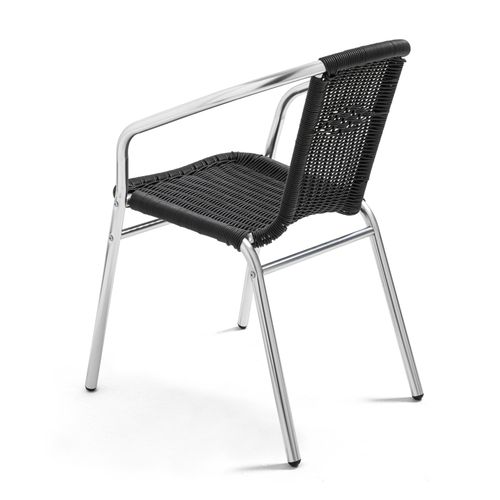 Table De Jardin Carrée Et 2 Fauteuils En Aluminium Nothing Hill