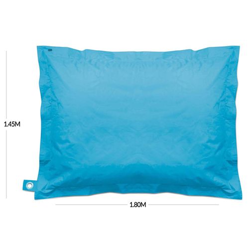 Pouf De Jardin Polyester Azur 180 X 145 Cm Solys