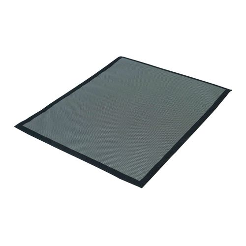 Tapis Barbecue Et Plancha En Pvc Noir 180 X 120 Cm Solys