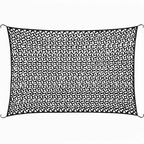 Voile D'ombrage Réversible "camouflage" 3 X 4m Gris Et Blanc Arcy