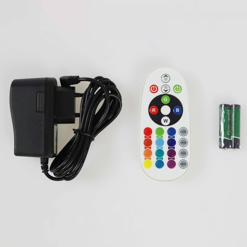 Vase Lumineux Rond LED Blanc