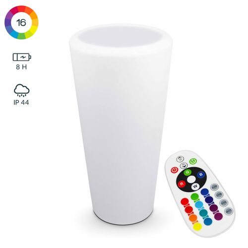 Vase Lumineux Rond LED Blanc