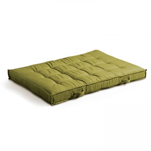 Coussin Pour Palette Matelassé Vert 120 X 80cm Cuzco