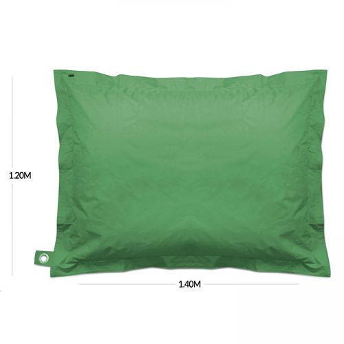 Housse Vide De Pouf De Jardin En Polyester Vert Cactus 140 X 120 Cm