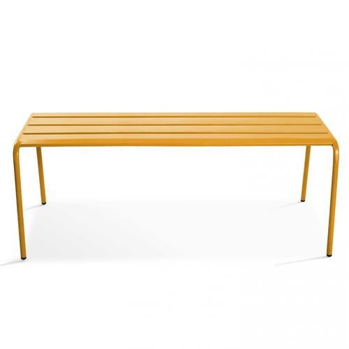 Banc D'intérieur En Métal Jaune Palavas