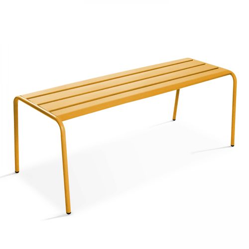 Banc D'intérieur En Métal Jaune Palavas