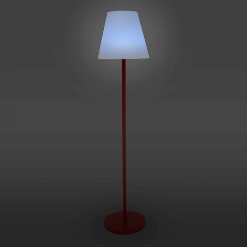 Lampadaire En Acier Rouge Bell