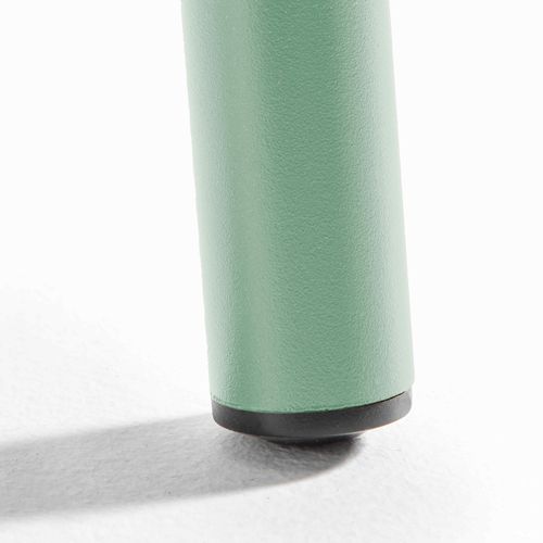 Table De Jardin En Acier 120 X 70 Cm Vert Sauge Palavas