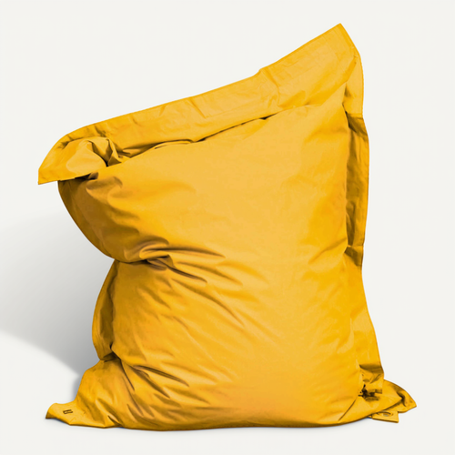 Housse Vide De Coussin De Sol XXL Jaune Solys