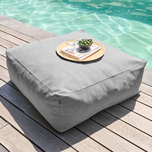 Pouf Pour Canapé Modulable Gris - Mixi