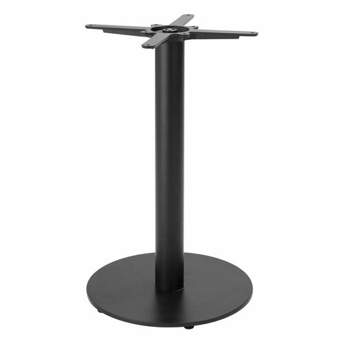 Pied De Table Dublino En Fonte – Base Noir 73cm, Pour Plateau Jusqu’à 80x80cm Ou Ø100cm