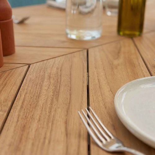 Ensemble Table Extensible 220/280 Cm Et 10 Chaises De Jardin Jakarta