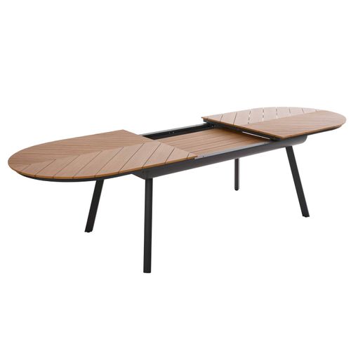 Ensemble Table Extensible 220/280 Cm Et 10 Chaises De Jardin Jakarta