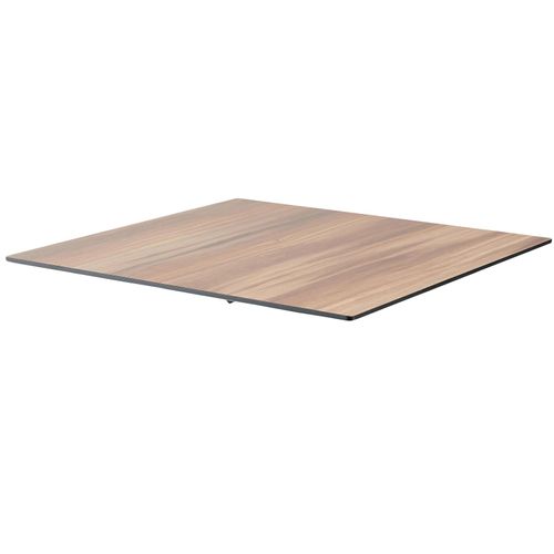 Table à Manger 70 X 70 Cm Revêtement Chêne Foncé Opéra