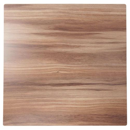 Table à Manger 70 X 70 Cm Revêtement Chêne Foncé Opéra