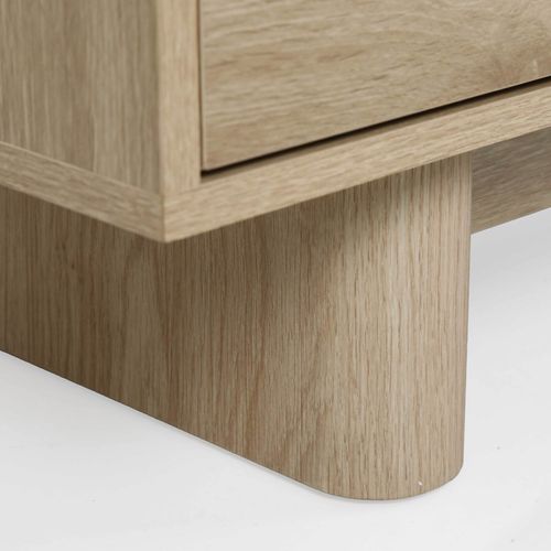 Meuble TV 160 Cm Scandinave Bois Clair Bowy
