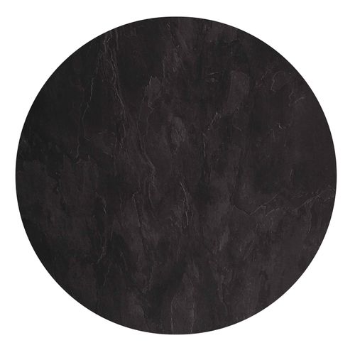 Table De Jardin Ronde 60 Cm Inclinable Aluminium Et Hpl Ardoise  Opera