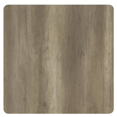 Table Bistrot De Jardin Carrée Inclinable 60cm 4 Places Chêne Fumé