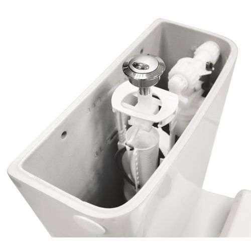 Pack Wc Serti Nf à Bride - Sortie Horizontale - Abattant Nf Abs - Mécanisme 3/6l