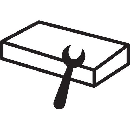 Meuble De Salle De Bain à Poser Palermo - 80cm - Gris Anthracite - Laqué