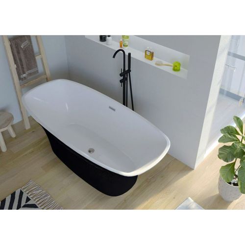Baignoire Îlot Lizarra Black - 170x80x58 Cm