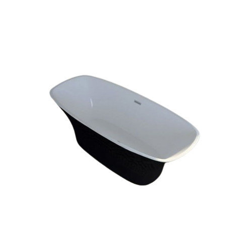 Baignoire Îlot Lizarra Black - 170x80x58 Cm