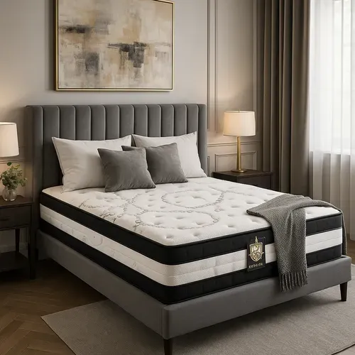 Matelas Excelsior 140 X 190 Cm - Mémoire De Forme - Ressorts Ensachés