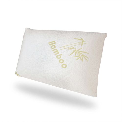 Oreiller Bamboo 30 X 50 Cm - Mousse à Mémoire De Forme - Déhoussable
