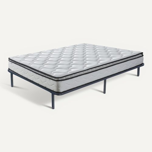 Ensemble Sommier Softdream Et Matelas César - 140x190 Cm - Mémoire De Forme