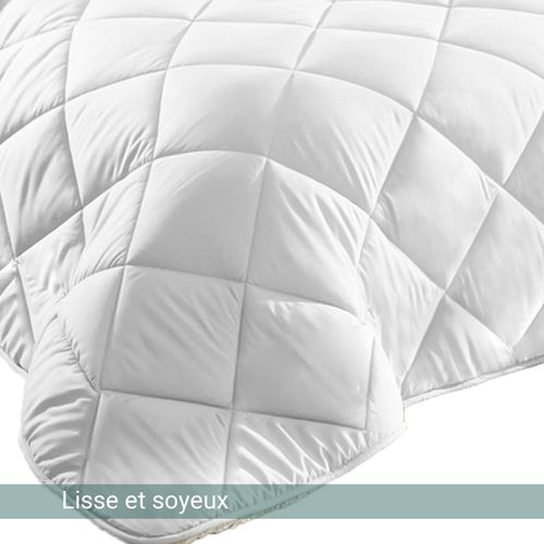 Couette Réversible Eté-hiver 200 X 200 Cm - Sherpa Blanche - Couette Chaude