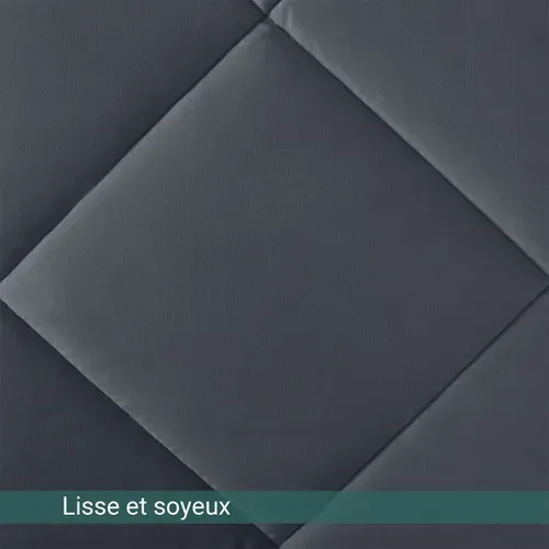 Couette 220x240 Cm - Couette Réversible Eté-hiver - Garnissage Microfibre Et Effet Laine