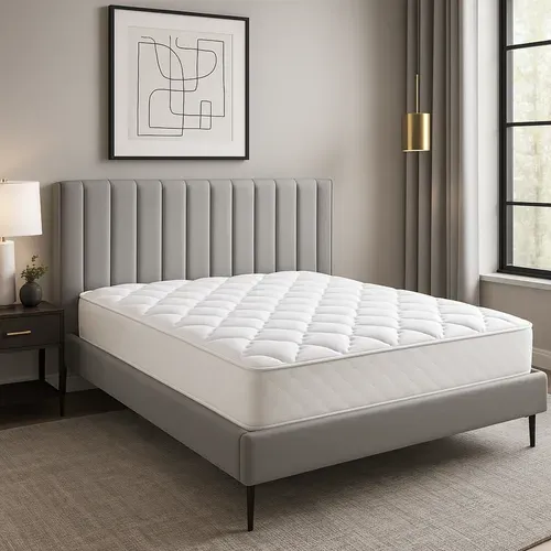 Surmatelas 140 x 200 3d Luxe - Garnissage Microfibre - Confort Enveloppant