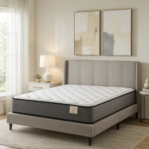 Matelas Ressorts Ensachés 160x200 Cm ESSENTIEL - 23 Cm D'épaisseur - Accueil Mémoire De Forme