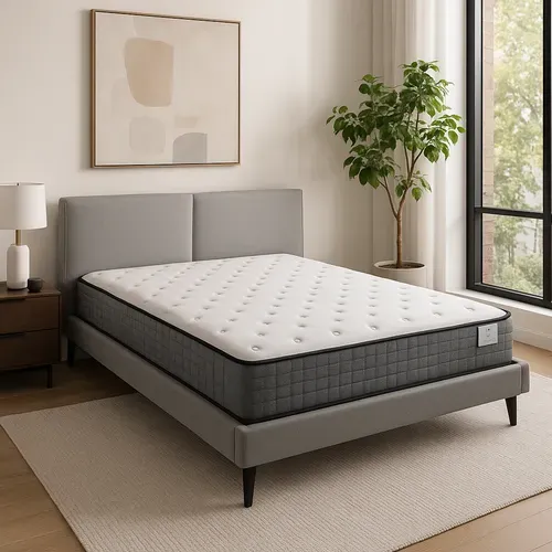 Matelas Ressorts Ensachés 180x200 Cm ESSENTIEL - 23 Cm D'épaisseur - Accueil Mémoire De Forme
