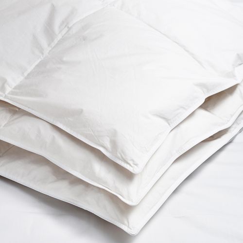Couette Chaude 240x260cm Plume - 100% Plumes Naturelles De Canard, Garnissage 500g/m2