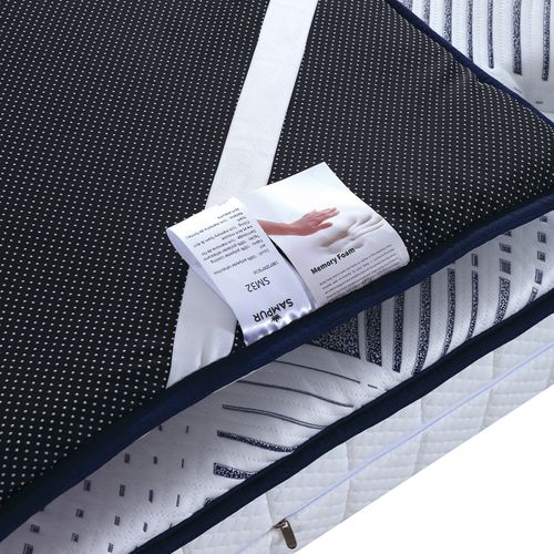 Surmatelas 90x190 Cm Everest Rafraîchissant - Mémoire De Forme - Tissu Cool Fabric