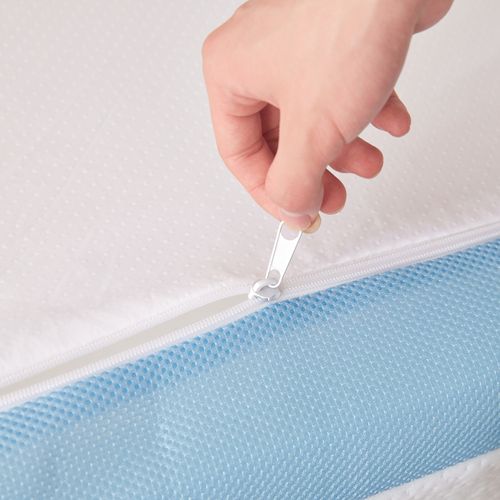 Matelas  160x200 Cm Mémoire De Forme Et Housse Rafraichissante - Matelas Déhoussable Universel Ice