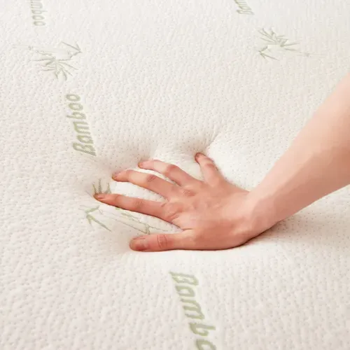 Matelas  60x120 Cm Mémoire De Forme Et Housse Bambou - Matelas Original Déhoussable