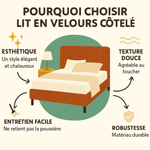 Lit Coffre Versailles 160x200 cm Velours Cotelé Bleu - Espace De Rangement XXL - Tête De Lit incluse