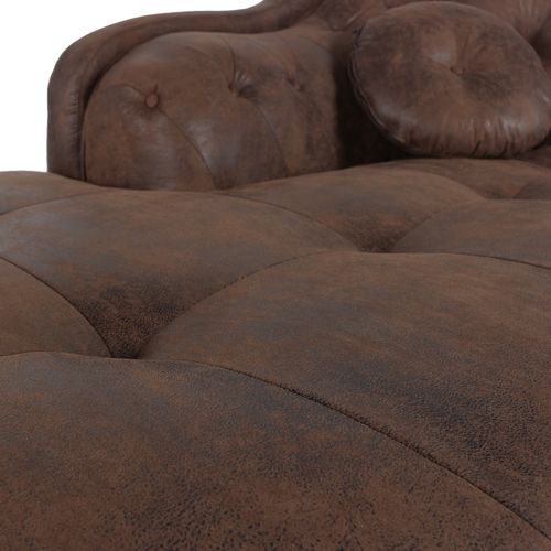 Canapé D'angle Gauche Empire Vintage Style Chesterfield