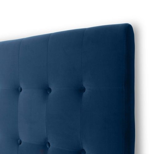 Tête De Lit Capitonnée Premium Velours 160cm Bleu