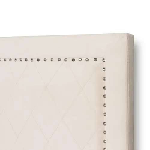 Tête De Lit Nolwen Velours Beige 160cm