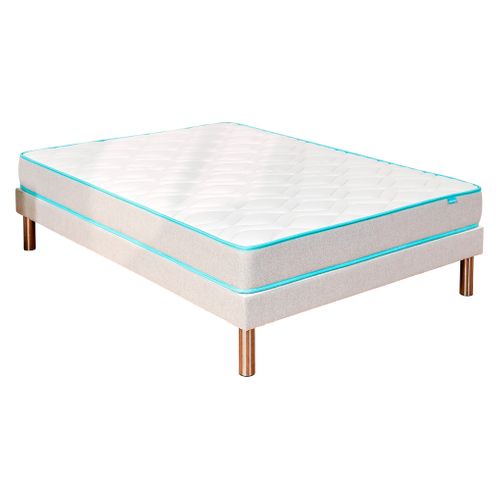 Sommier tapissier 140x190 cm MERINOS IMBATTABLE FERME