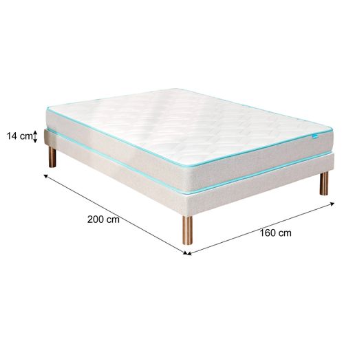 Sommier tapissier 160x200 cm MERINOS IMBATTABLE FERME