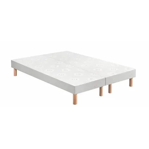 Sommier tapissier 2x80x200 cm MERINOS IMBATTABLE FERME vue 3/4