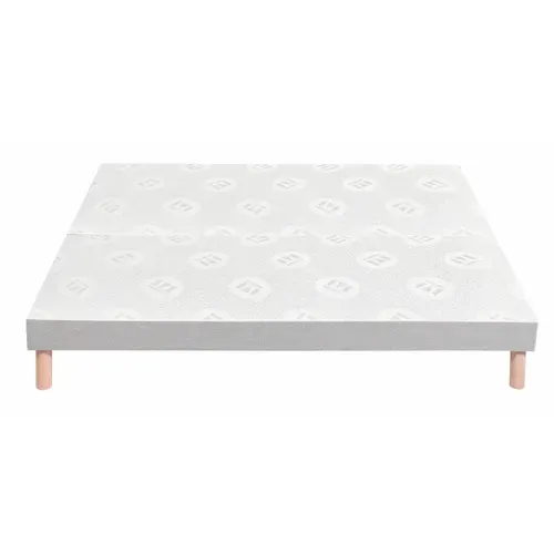 Sommier tapissier 2x90x200 cm MERINOS IMBATTABLE FERME vue de profil