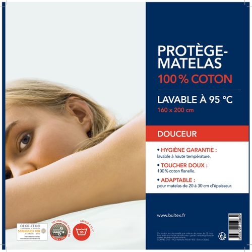 Protège matelas 160x200 cm BULTEX DOUCEUR 2