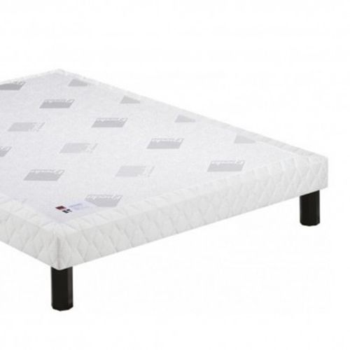 Sommier Confort Ferme Fard Blanc 90x200